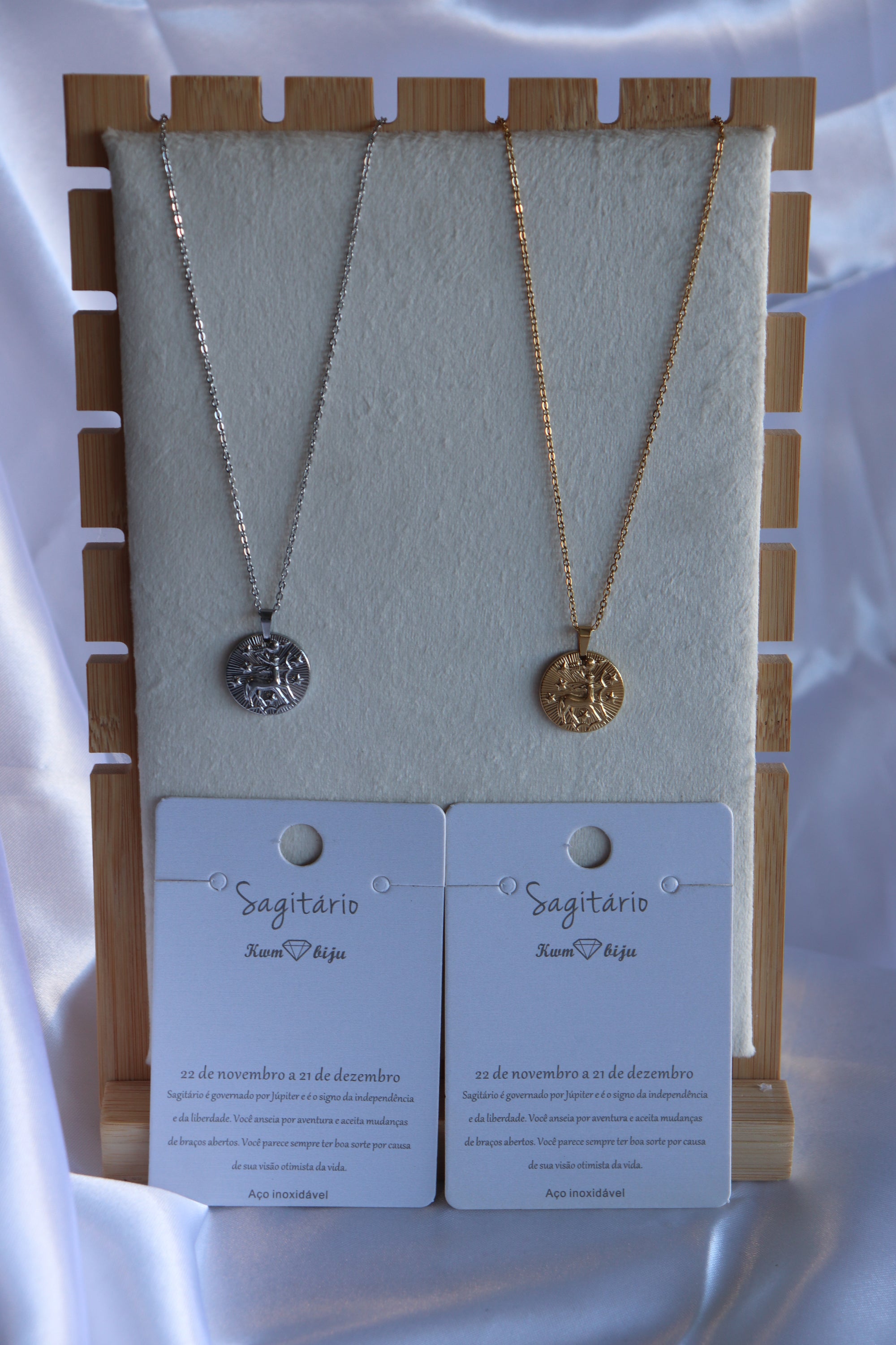 Colar Medalha Signo