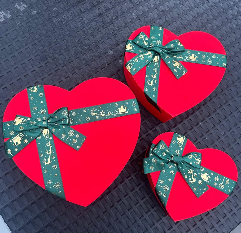 🎁 Caixa surpresa de NATAL em forma de coração