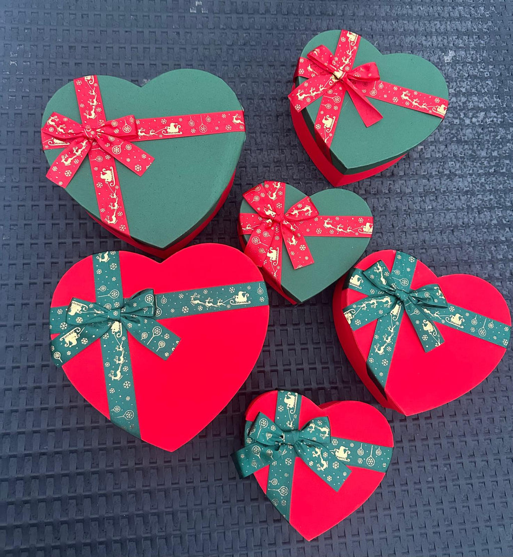 🎁 Caixa surpresa de NATAL em forma de coração